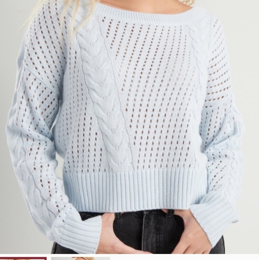Garage Light Blue Harlow Sweater